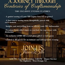 Memorable LOUIS XIII Event - Tasting Dinner - in West Orange, NJ 3